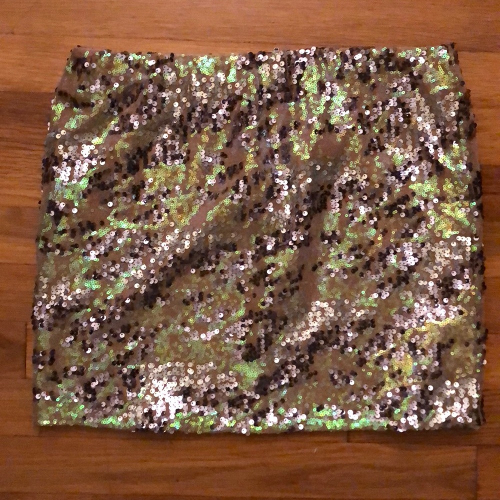 Sequin Mini Skirt